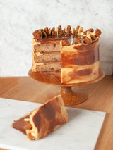 Peanut Butter Banana Layer Cake