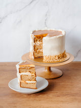 Salted Caramel Mascarpone Cake (8")