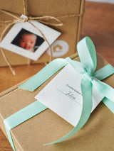 Baby First Month Cupcake Box (with Card Printing Option)