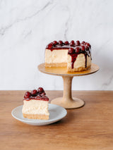 Raspberry Violet Cheesecake