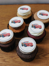 Decorate Your Own - Box of 12 Cupcakes with Sugar Plaque Toppers